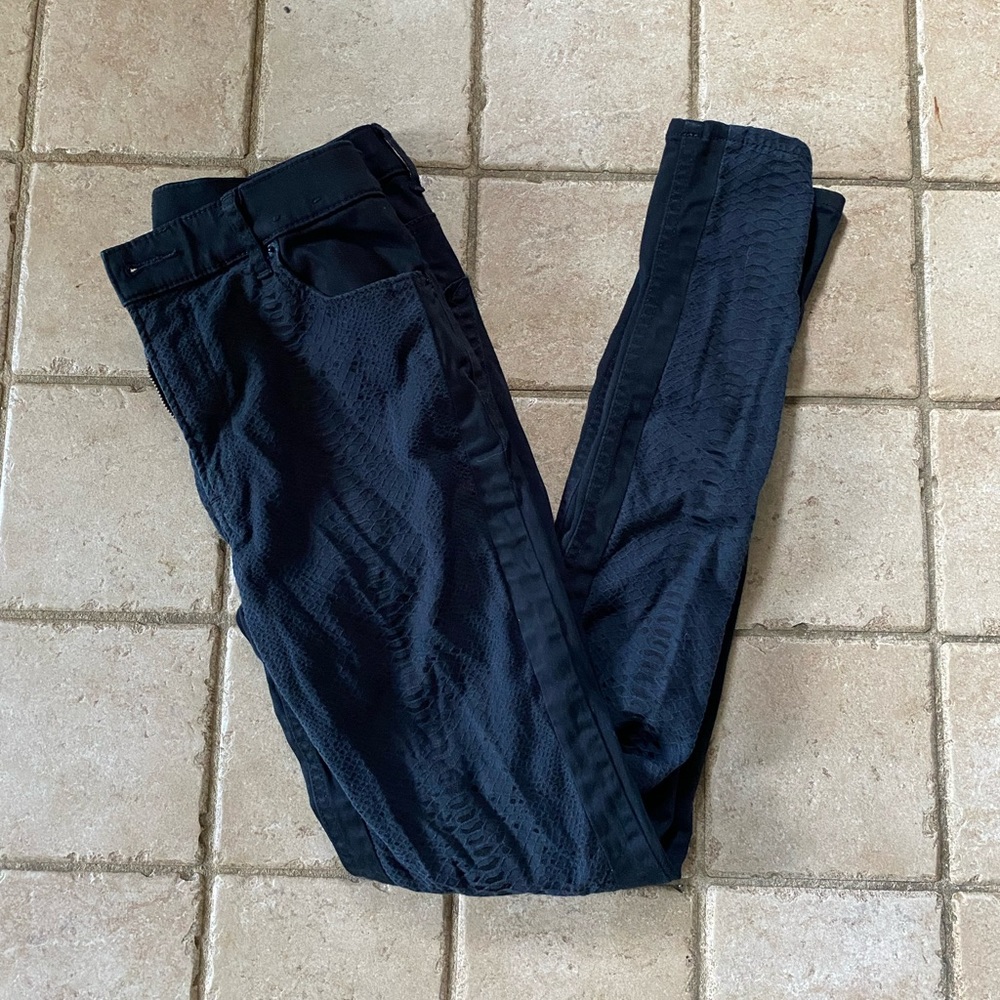 express black/mesh jeans